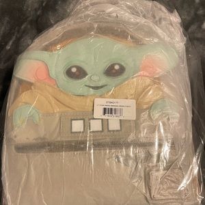 Loungefly The child Mandalorin double strap back pack. Brand new